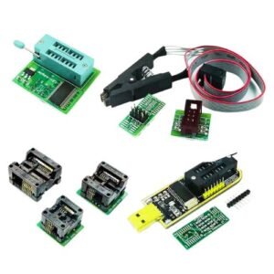 Ch341 Eeprom Bios Flash USB Programmer Set With SMD Adapters Soic 8 dip8 sop Test Clip