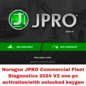 Unlocked keygen for noregon J-PRO Commercial Fleet Diagnostics 2024 V2 one pc activation