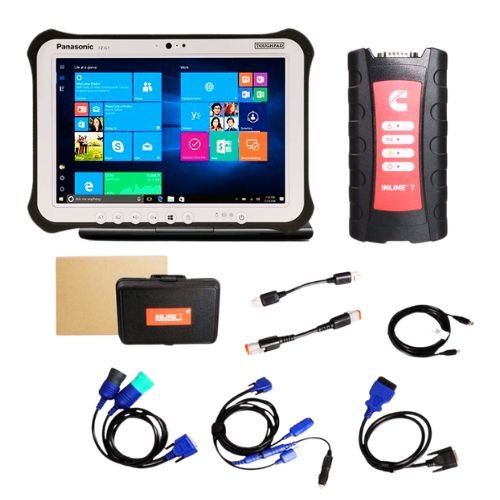 Cummins diagnostic instrument Inline 7 Cummin Heavy duty Trucks Offroad Aftermarket Vehicle’s fault detector obd scanner testter