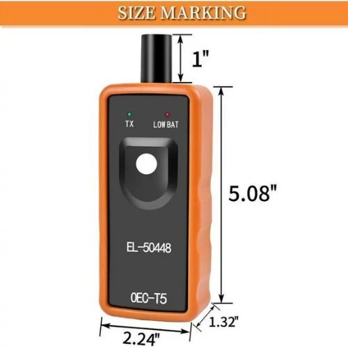 TPMS Relearn Tool for GM Auto Tire Pressure Monitor System Sensor Activation TPMS Reset Tool OEC-T5 for GM/Buick/Chevy/Cadillac Series Vehicles 2022 Edition-EL-50448