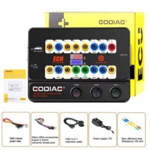 Automotive ECM Breakout Box, Godiag Gt100+ OBDII OBD CAN Breakout Box OBDII Protocol Detector ECU Programming Chiptuning Bench Tool Kit