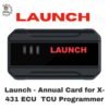 Launch annual card for X-431 ECU & TCU programmer