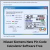 Nissan Siemens ECU Nats Pin Code Calculator-Software Free Download