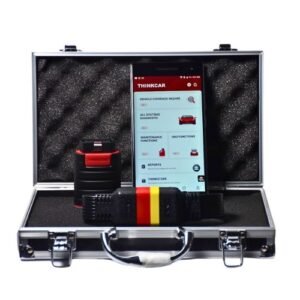 Thinkdiag OBD2 Car Diagnostic Scanner Bluetooth All System Bidirectional scan Tool OE Level Diagnosis Tools with ECU Coding,15+ Service Functions All Software 1 Year Free 6.5 Inch Lenovo 4=64GB Tablet & Case