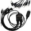 Multi-functional USB Walkie Talkie Programming Cable with CD Baofeng UV5R UV82 for Tyt Kenwood Motorola Yaesu Hyt Radio,Effortless Programming with the Multi-functional USB Walkie Talkie Programming Cable for Baofeng, Tyt, Kenwood, and more