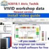 Europe Automotive repair software Atris parts catalog vivid work Hot Arrival Vivid Workshop DATA 2018.01v( (Atris-Technik)