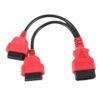 OBD2 splitter 1 male to 2 female extension cable