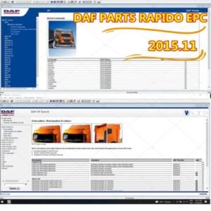 2015.11 DAF PARTS RAPIDO EPC