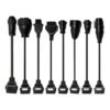 Diagnostic Tool Adapter Truck Cables Pack for AUTOCOM CDP 8Pcs OBD2 OBDII Full Set