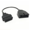 12 Pins to 16 Pins High-Quality OBD2 Adapter Cable for Reliable OBD II Diagnosis