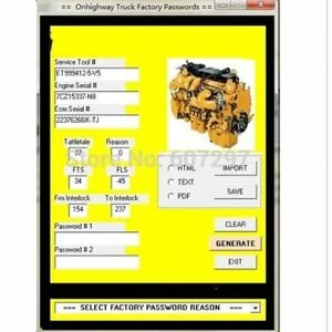 ET factory passwords generator