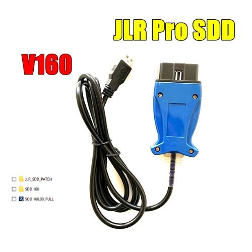 JLR V160 SDD For Land Rover & Jaguar USB OBD2 Car Diagnostic Scanner Code Readers & Scan Tools JLR SDD Pro supports till 2017