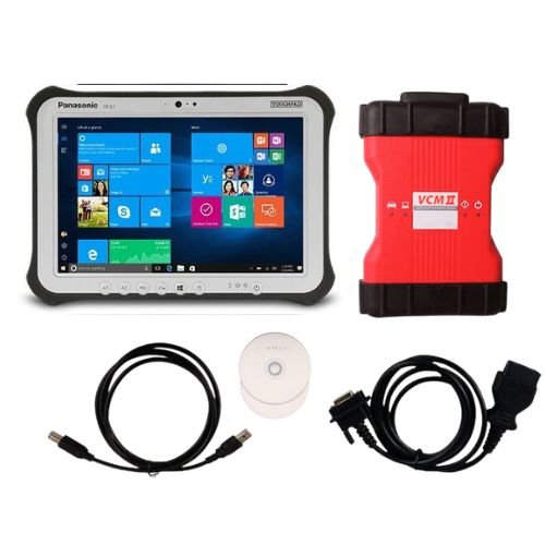 Vcm2 Special OBD2 Diagnostic Scanner For Ford & Mazda Vcm Ii Ids Full set Ready to Use Panasonic Tablet
