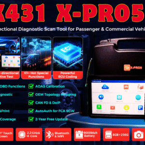 X431 X-PRO5 ALL IN ONE Diesel & Gasoline Bidirectional Diagnostic Scan Tool