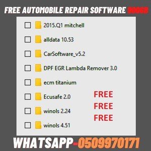 Automobile Repair Data Software Collection Free Gift For Motor Workshop