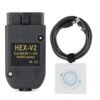 Hex-V2 Vag Com VCDS HEX V2 USB Interface FOR VW AUDI Skoda Seat Unlimited VINs Year-1996-2017