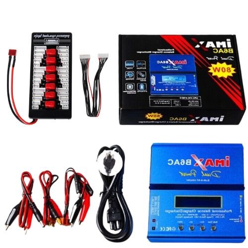 Professional Balance Charger/Discharder imax B6AC 80W with new style li-po charging adaptor board 2s-6s charger balance board
