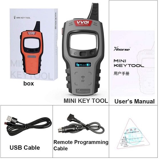 Xhorse Vvdi Mini Key Tool Car Remote Key Programmer ID Generator Compatible With iOS & Android Global Version