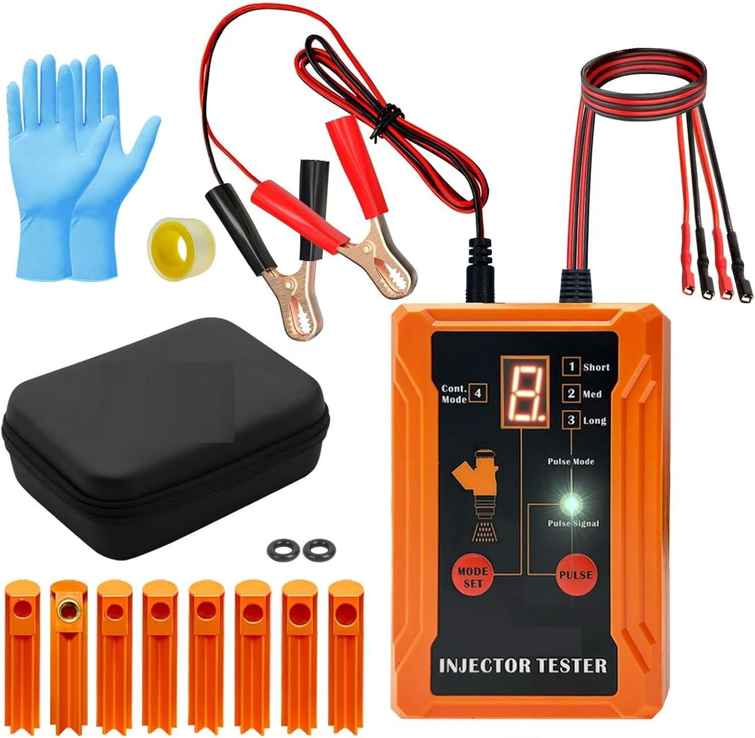 EM288 Automotive Injector Testing and Cleaning Device, 8 Adjustable Pulse Modes Kit