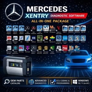 Mercedes Xentry Diagnostic Software Remote Installation Service All-in-One Package