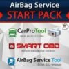 Smart OBD Airbag Crash Data Repair Service Start Pack CAN Tool Diagcar Europe