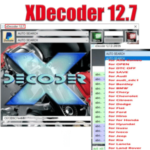 XDecoder 12.7 ECU DTC Off Chip Tuning Software Multi-Brands