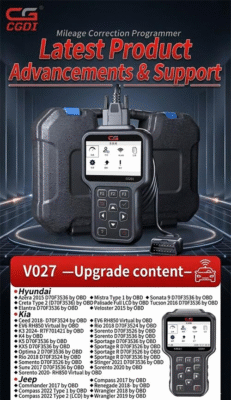 CGDI CG201 Hand-Held OBD Mileage Correction Programmer Supports D70F35XX S6J3001 R7F7014XX