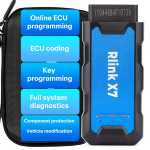 Topdon Rlink X7 OEM Universal OBD Diagnostic Tool J2534 Interface with CAN FD DOIP for Diagnosis & Online Programming