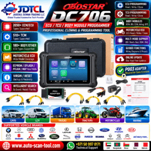 OBDSTAR DC706 professional ECU TCU body module programmer and cloning tool with P004 adapter