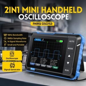 FNIRST Automotive Repair Digital Oscilloscope Waveform Generator DSO-153 2-IN-11MHz 5MS/s