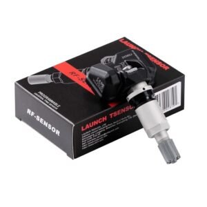 Launch X431 TPMS Sensor tsensor-05 Dual Frequency 315MHz/433MHz Screw-in Adjustable Angle Metal Valve Tire Pressure Monitor System Programmable RF Sensor Replace OE-Sensor