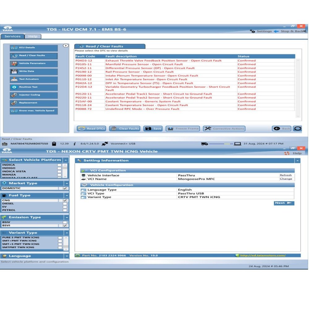 Tata TDS PVBU Passenger Vehicle OBD Diagnostic Business Unit Software 3 Years Update