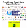 Auto Airbag Reset and Clear Crash Data Full Package Software Database Manuals Pin Outs