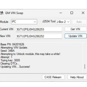 GM VIN Change App