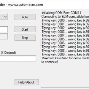 GM ECU Brute Force Key Finder Compatible Device ELM327 and J2534