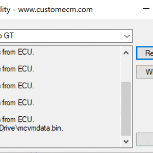 GM MCVM Utility Support Device J2534 only