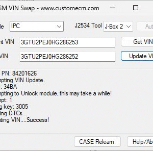 GM ECU Module VIN Change Software