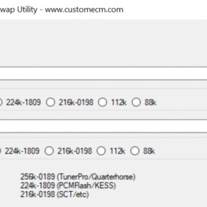 Ford EEC-V Bank Order Swap Utility