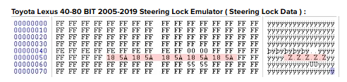 Toyota/Lexus 40-80 Bit 2005-2019 Steering Lock Emulator 