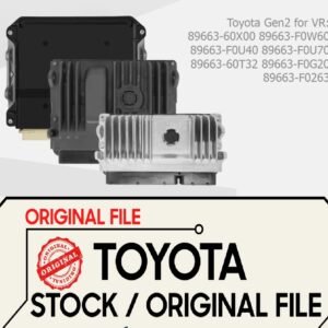 Toyota Lexus ECU Original File Service, Ori File, Firmware 89663