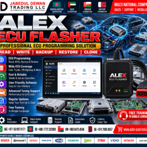 Alex ECU Flasher automotive ECU programming software - Jabedul Dewan Trading LLC