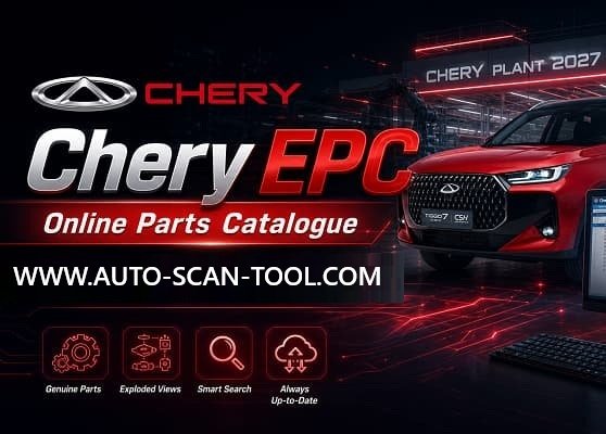 Chery EPC Online Login Access Account