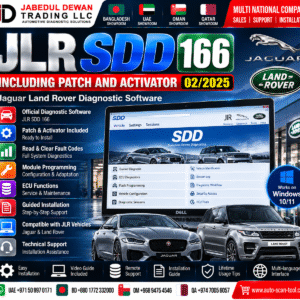 JLR SDD 166 including patch and activator 02/2025 - Jabedul Dewan Trading LLC