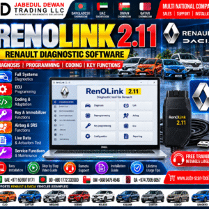 Renolink 2.11 Renault diagnostic software - Jabedul Dewan Trading LLC