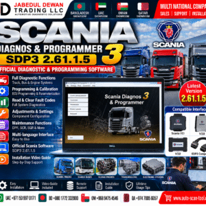 Scania Diagnos and Programmer SDP3 2.61.1.5 truck diagnostic software - Jabedul Dewan Trading LLC