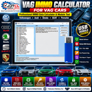 VAG IMMO Calculator USB Dongle for Volkswagen Audi Skoda SEAT ECU TCU BCM and key programming