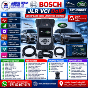 Bosch JLR VCI DoIP diagnostic interface for Jaguar Land Rover Pathfinder diagnostics and programming