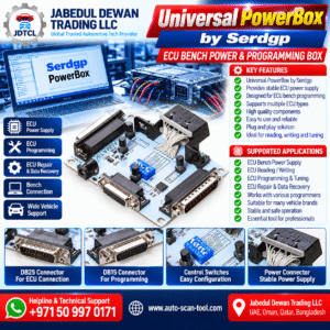 Universal PowerBox by Serdgp ECU bench power and programming box for ECU reading writing and tuning