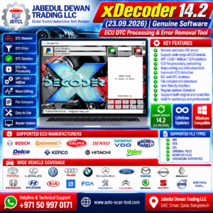 xDecoder 14.2 genuine ECU DTC processing software for Bosch Continental Delphi Denso Siemens and Marelli ECU files