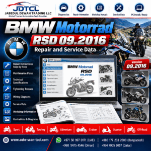 BMW Motorrad RSD 09.2016 motorcycle repair and service data technical reference - JDTCL